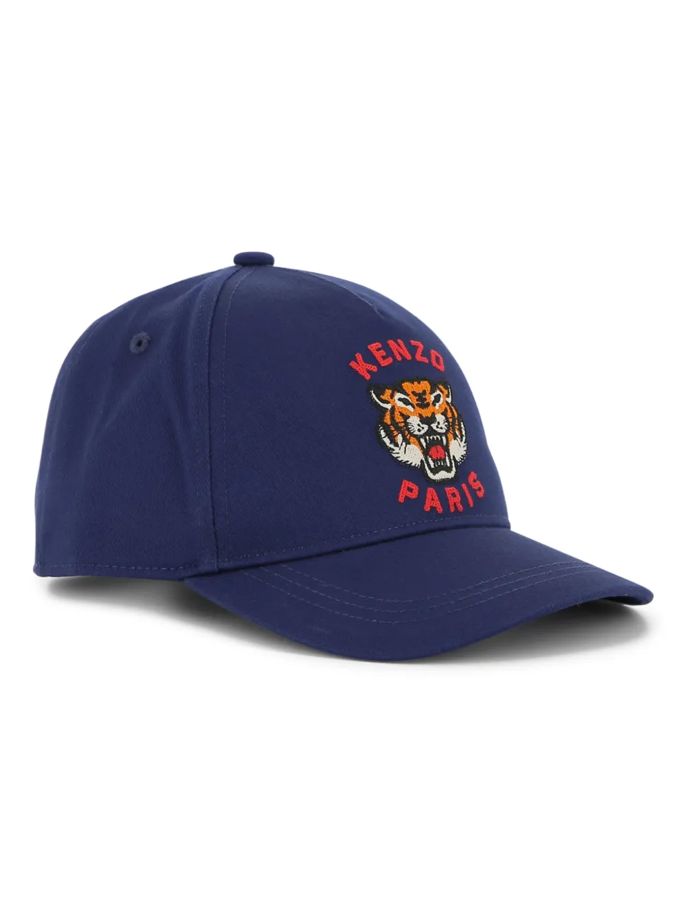 

Кепка с вышивкой Tiger Head Kenzo Kids, синий