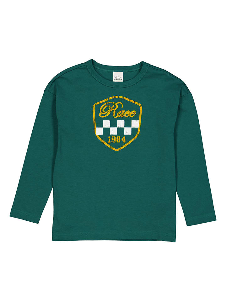 

Fred´s World by GREEN COTTON Футболка с длинными рукавами "Racing" зеленого цвета