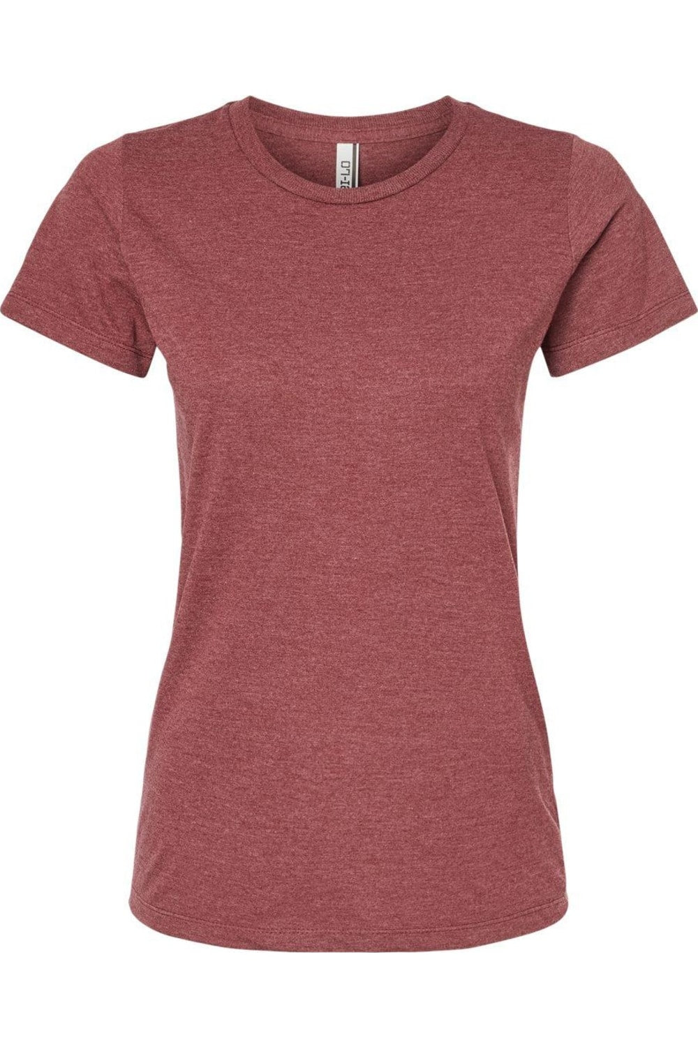 

Женская футболка Tultex из смеси хлопка премиум-класса, цвет burgundy heather