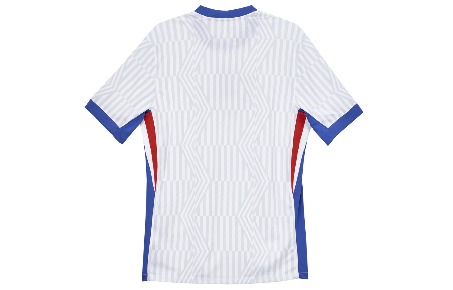 Nike Футболка Dri-Fit Soccer Jerseys Men's White/Campus Royal Blue/University Red — фото 3