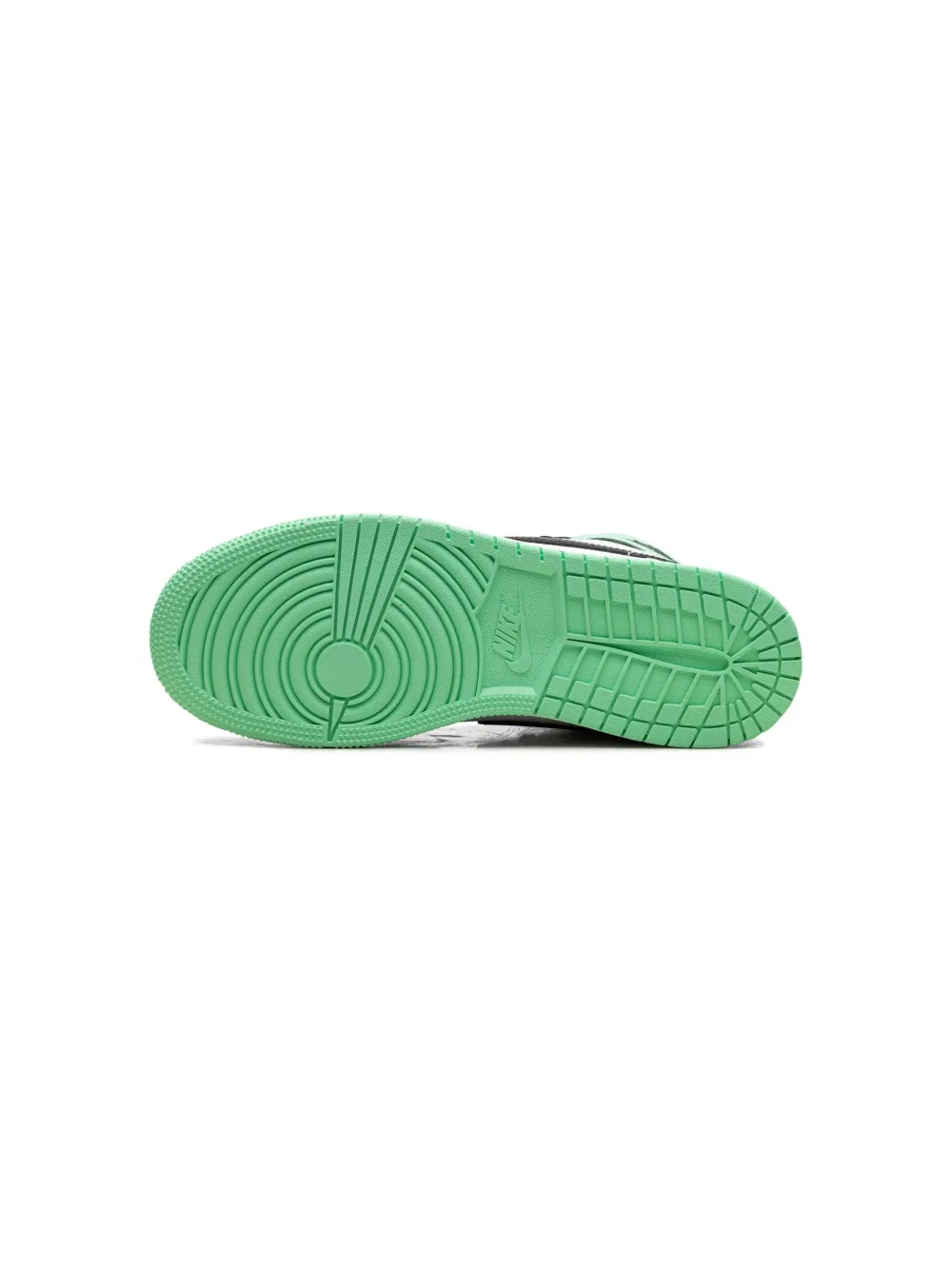 Кроссовки Air Jordan 1 Green Glow Jordan Kids, зеленый — фото 4