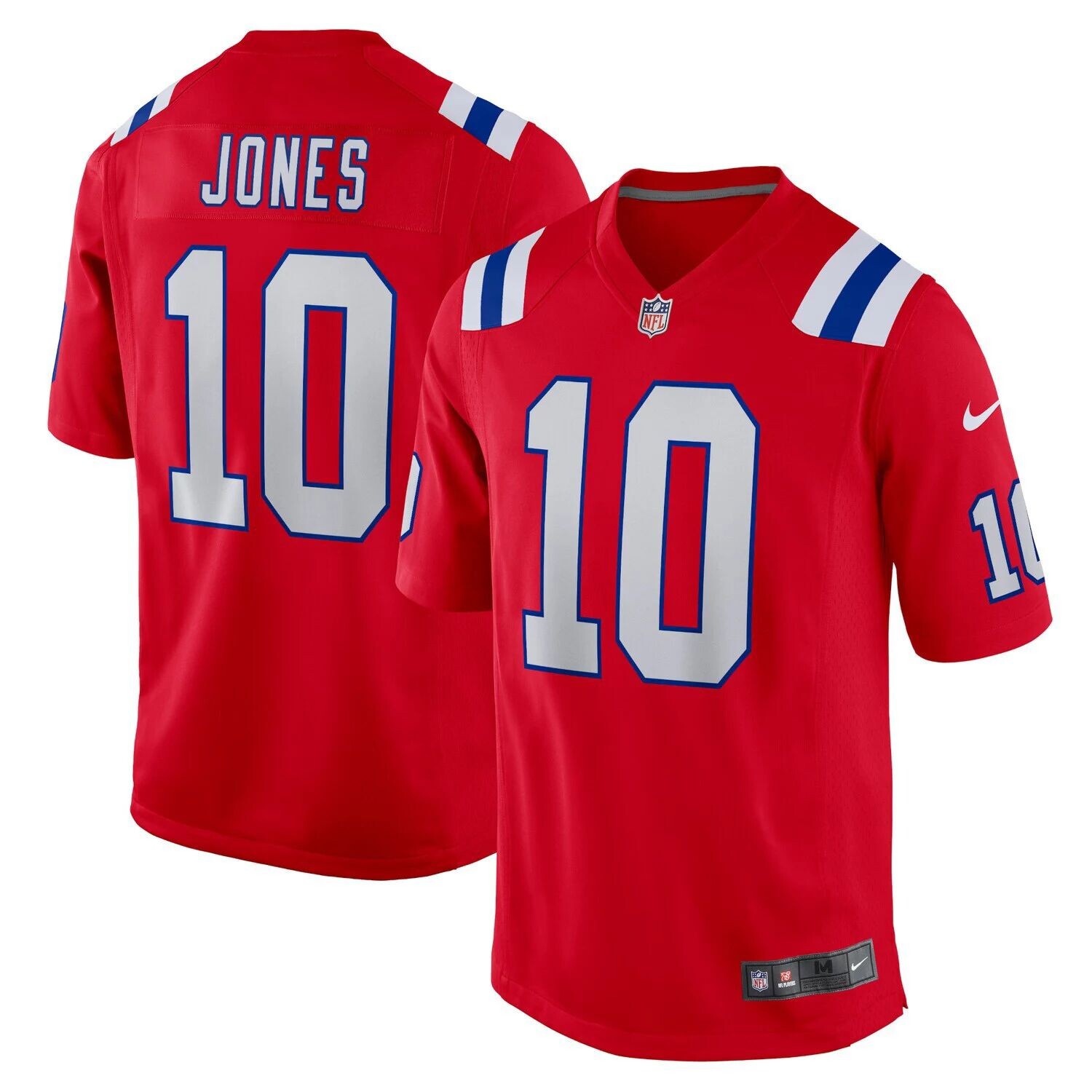

Молодежная игровая майка Nike Mac Jones Red New England Patriots Nike