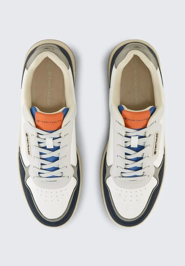Лицензия на кроссовки с блокировкой Tom Tailor, White/Navy — фото 3