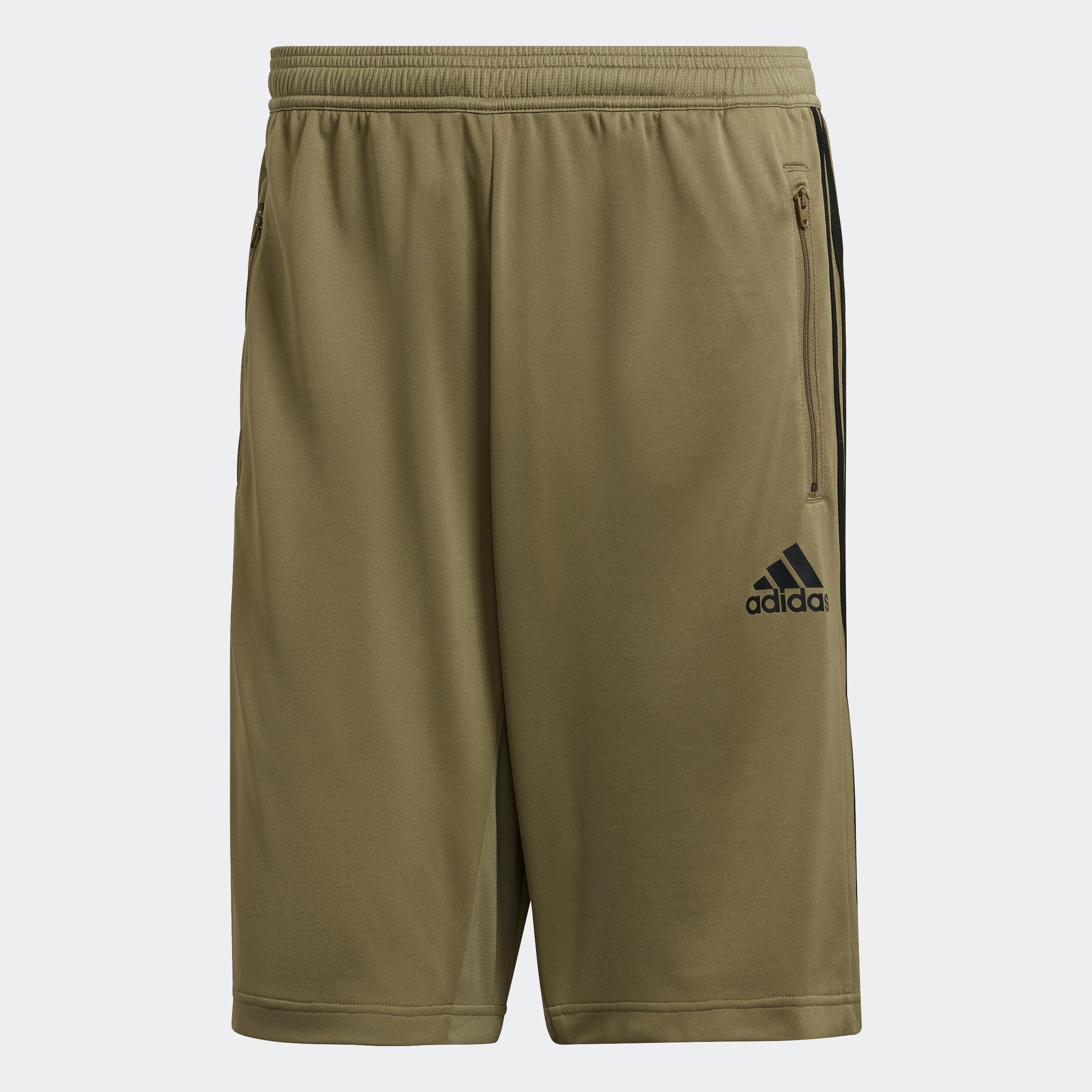 

Мужские шорты adidas Designed 2 Move 3-Stripes Primeblue, цвет orbit green / black