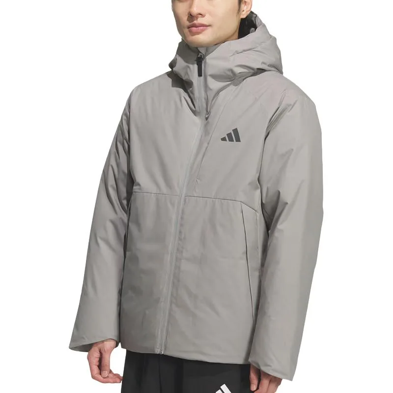 Пуховики и куртки мужские Adidas, серый (Comes with Adidas Socks 1 Pack) — фото 4