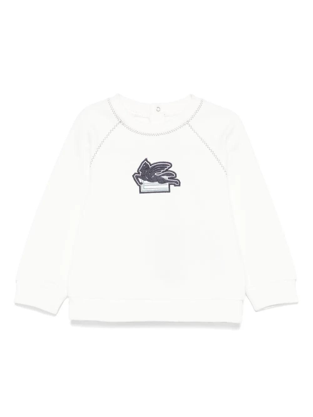 

Толстовка с нашивкой Pegaso ETRO KIDS, белый