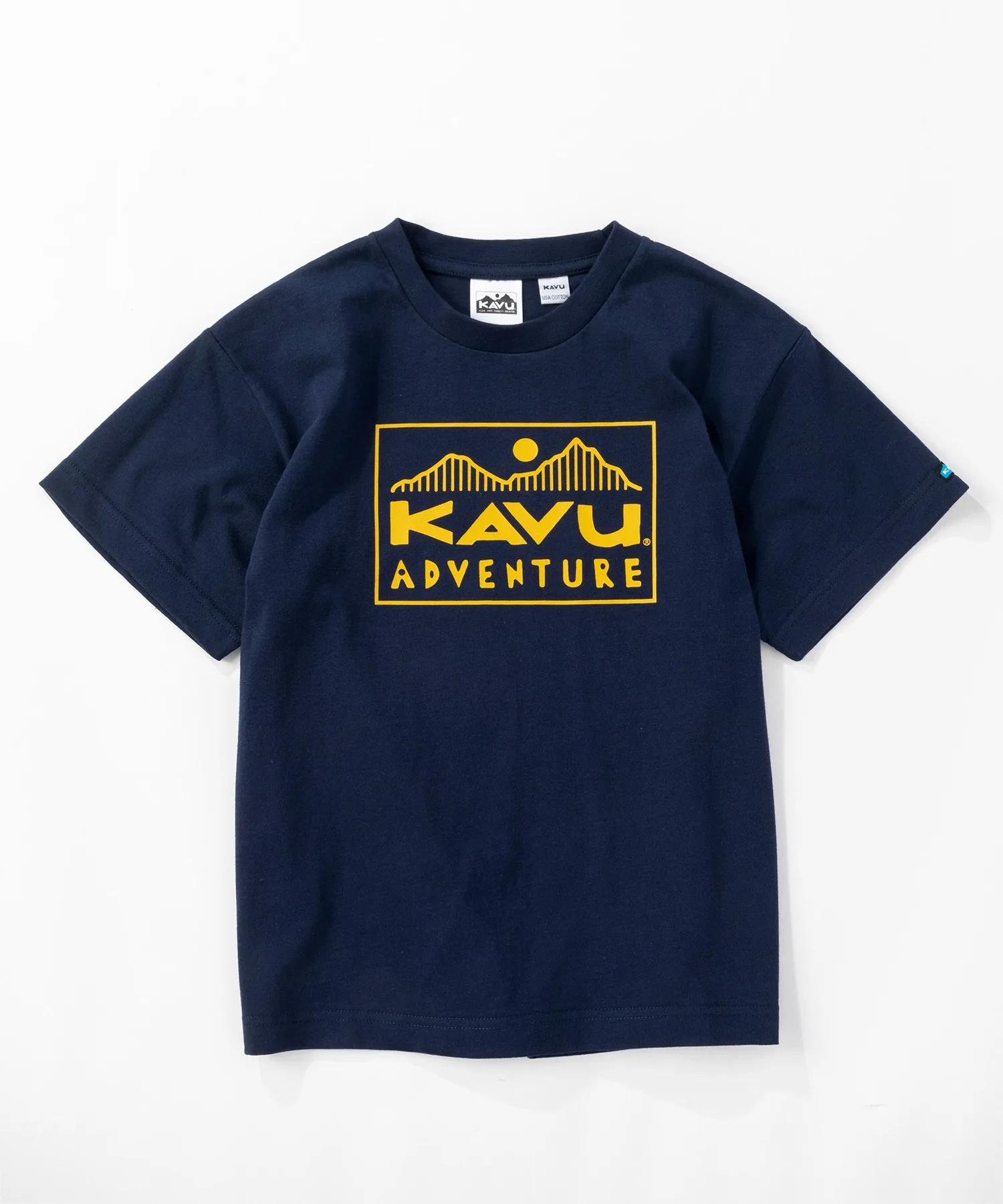 Детская футболка с логотипом KAVU K's Adventure Logo Navy