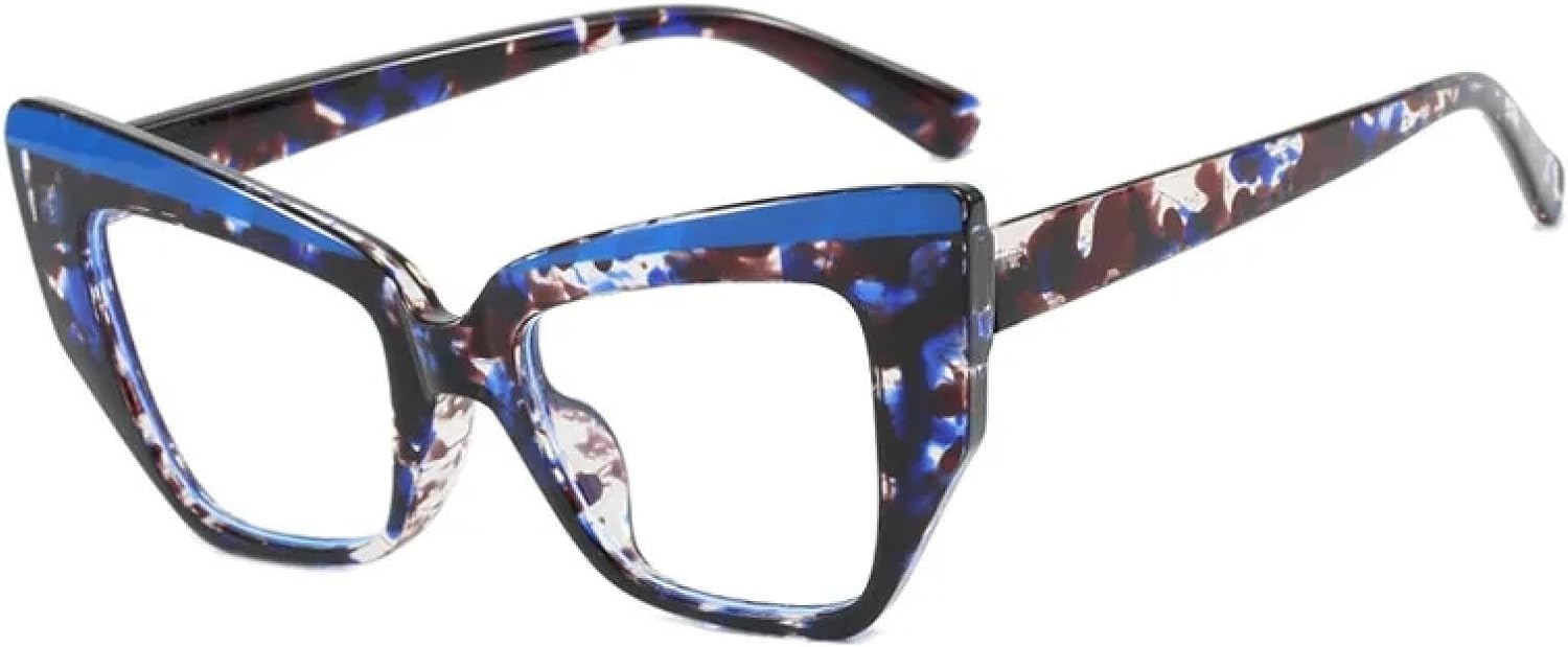 

Солнцезащитные очки с защитой от УФ-излучения UV400 | Оправа «кошачий глаз» Tr90 | Для женщин и мужчин, для занятий спортом на открытом воздухе и вождения DSVIGF, Blue Demi