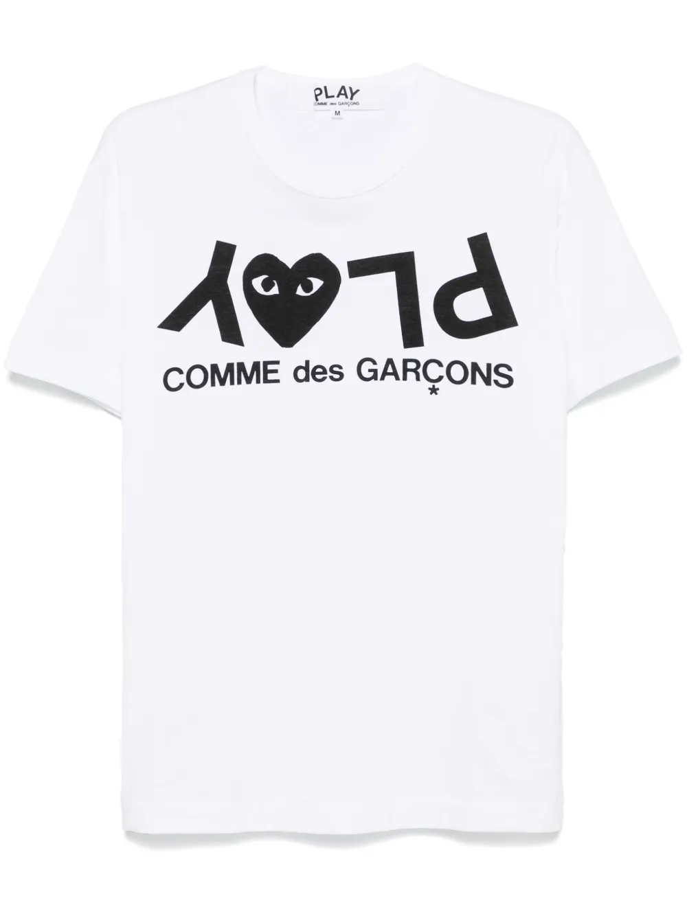 

Футболка с логотипом Comme Des Garçons Play, белый