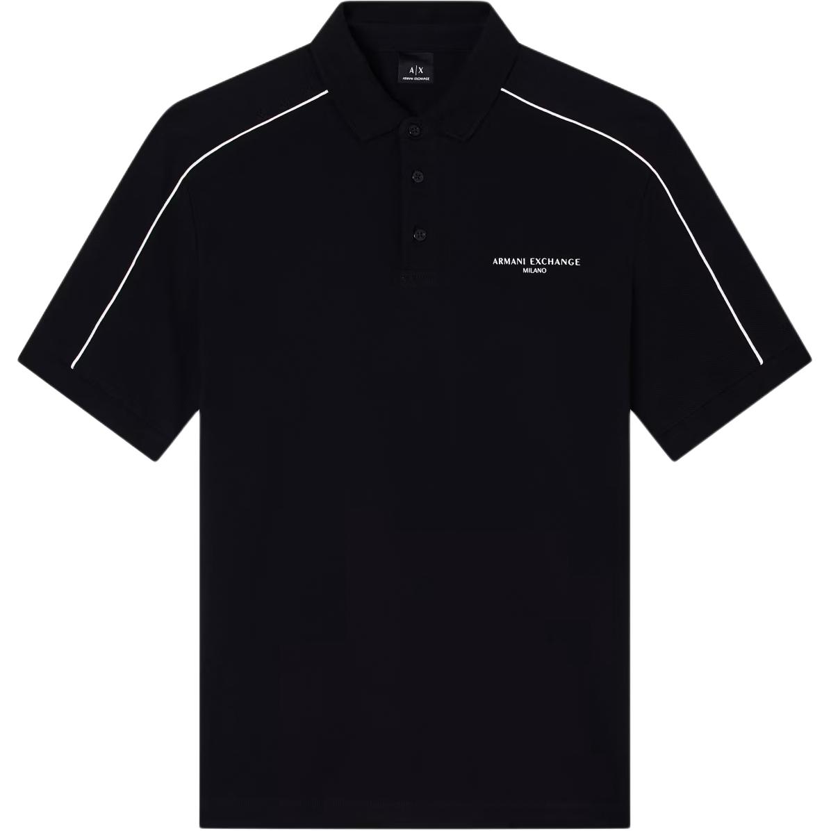 

Футболка-поло AE для мужчин ARMANI EXCHANGE, черный