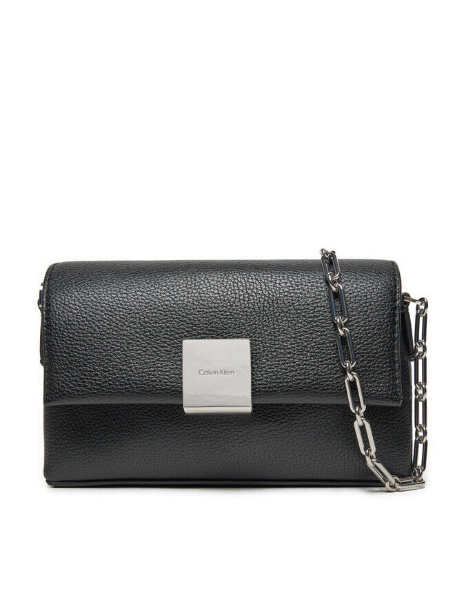 

Наплечная сумка Calvin Klein Ck Plaque Sm Crossbody W/Chain K60K612785, черный