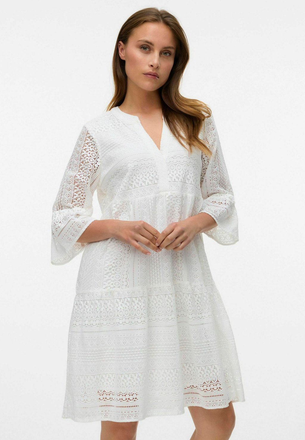 

Повседневное платье VMHONEY V-NECK Vero Moda, белый