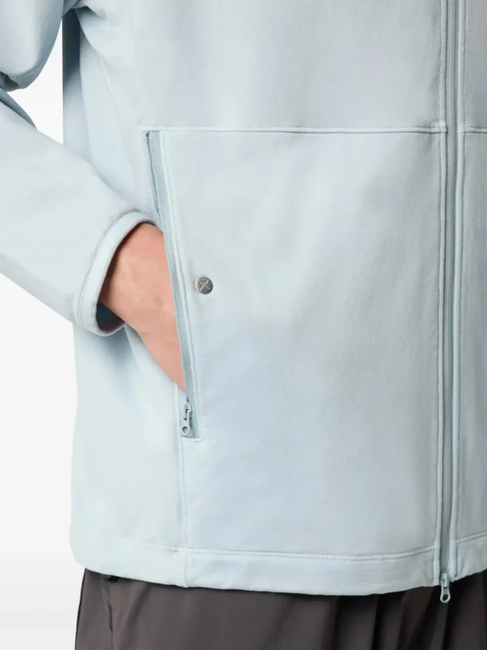 Толстовка Stellina на молнии Stone Island, синий — фото 4