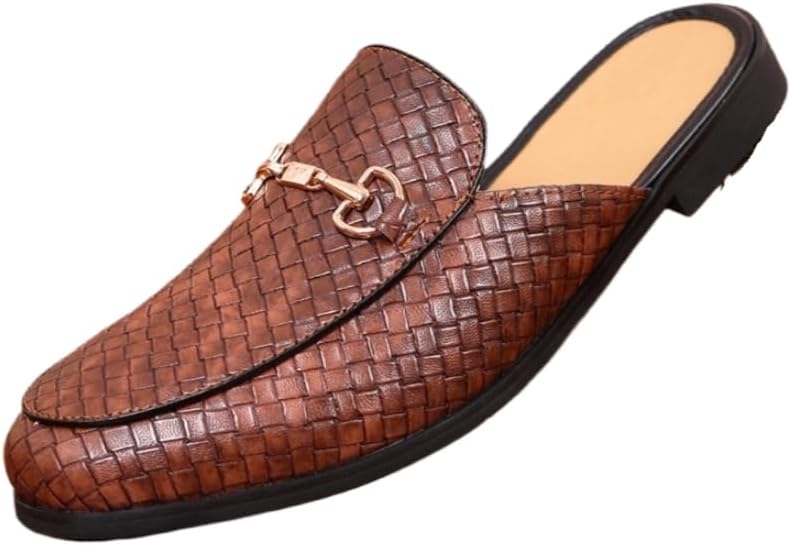 

Мужские дышащие повседневные лоферы - однотонные удобные туфли, модные и комфортные лоферы больших размеров Spkfhd, коричневый