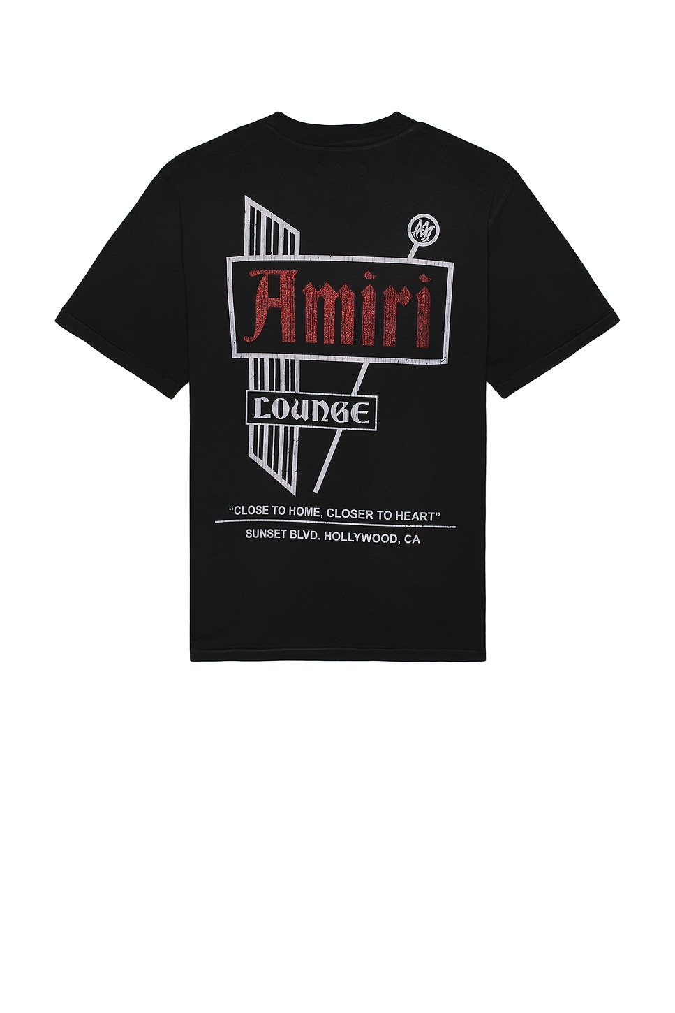 

Винтажная футболка для отдыха Amiri, черный