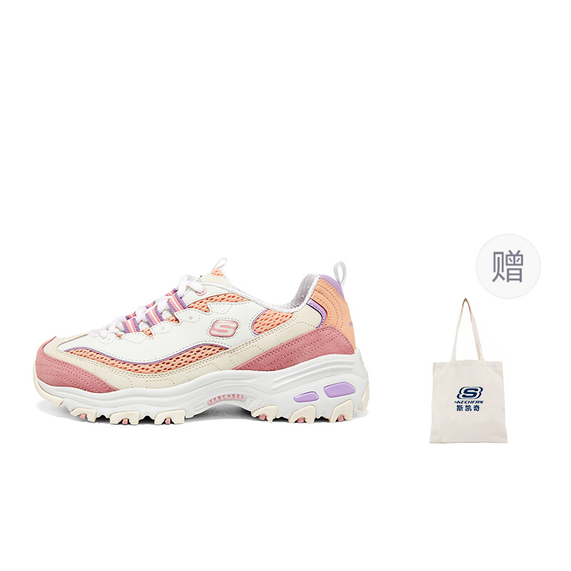 

Кроссовки Skechers D"Lites 1.0 Chunky Sneakers Women's Low-top Coral, цвет Coral