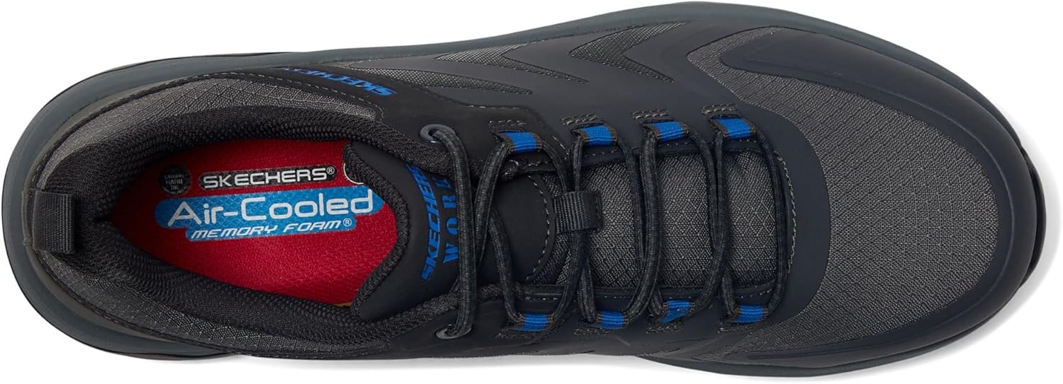 Мужские кроссовки Skechers Speed-Flex Trekker с защитным носком, Charcoal 1 — фото 2