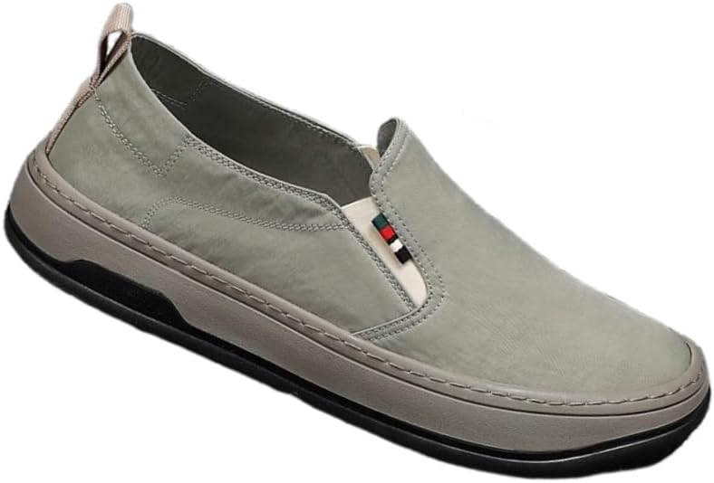 

Мужские повседневные кроссовки - цельный дизайн, легко надевать и снимать, модные и удобные, подходят для поездок на работу, активного отдыха на улице и ежедневного использования Clolinde, зеленый