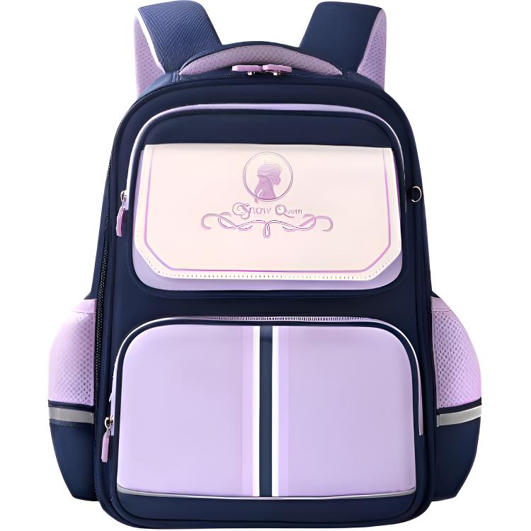 

Disney Полиэстеровый с полиуретаном школьный рюкзак для детей фиолетовый с Человеком-пауком и Лотсо, Purple