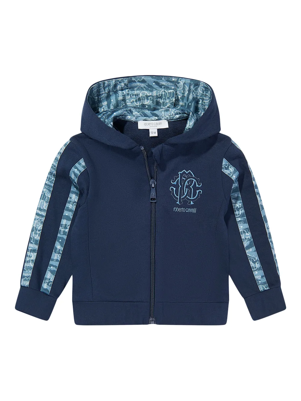 

Худи на молнии Roberto Cavalli Junior, синий