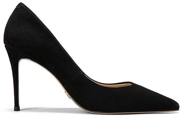 Женские туфли на высоком каблуке 9,5 см NINE WEST, черные [7 см] — фото 3