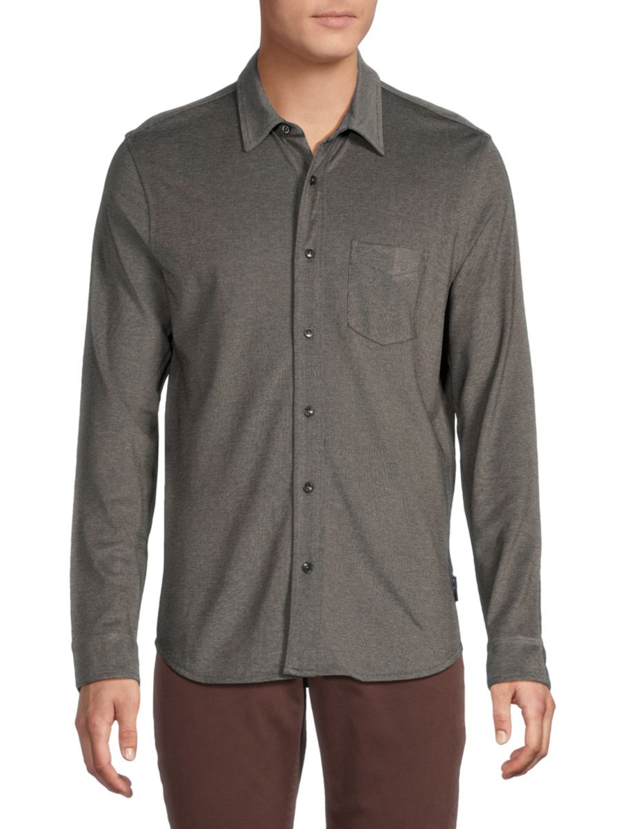

Однотонная рубашка Ben Sherman, черный
