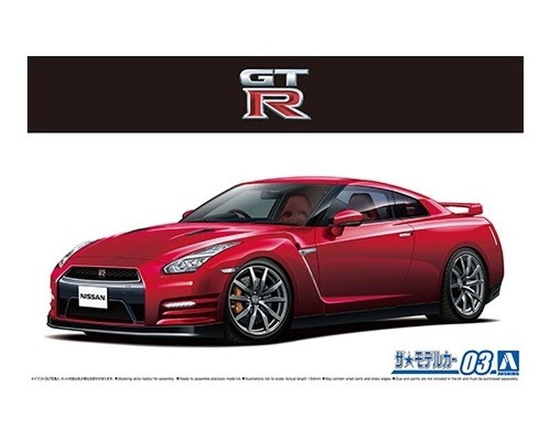 

Aoshima 05857 1/24 MC#3 Nissan R35 GTR Pure Edition '14