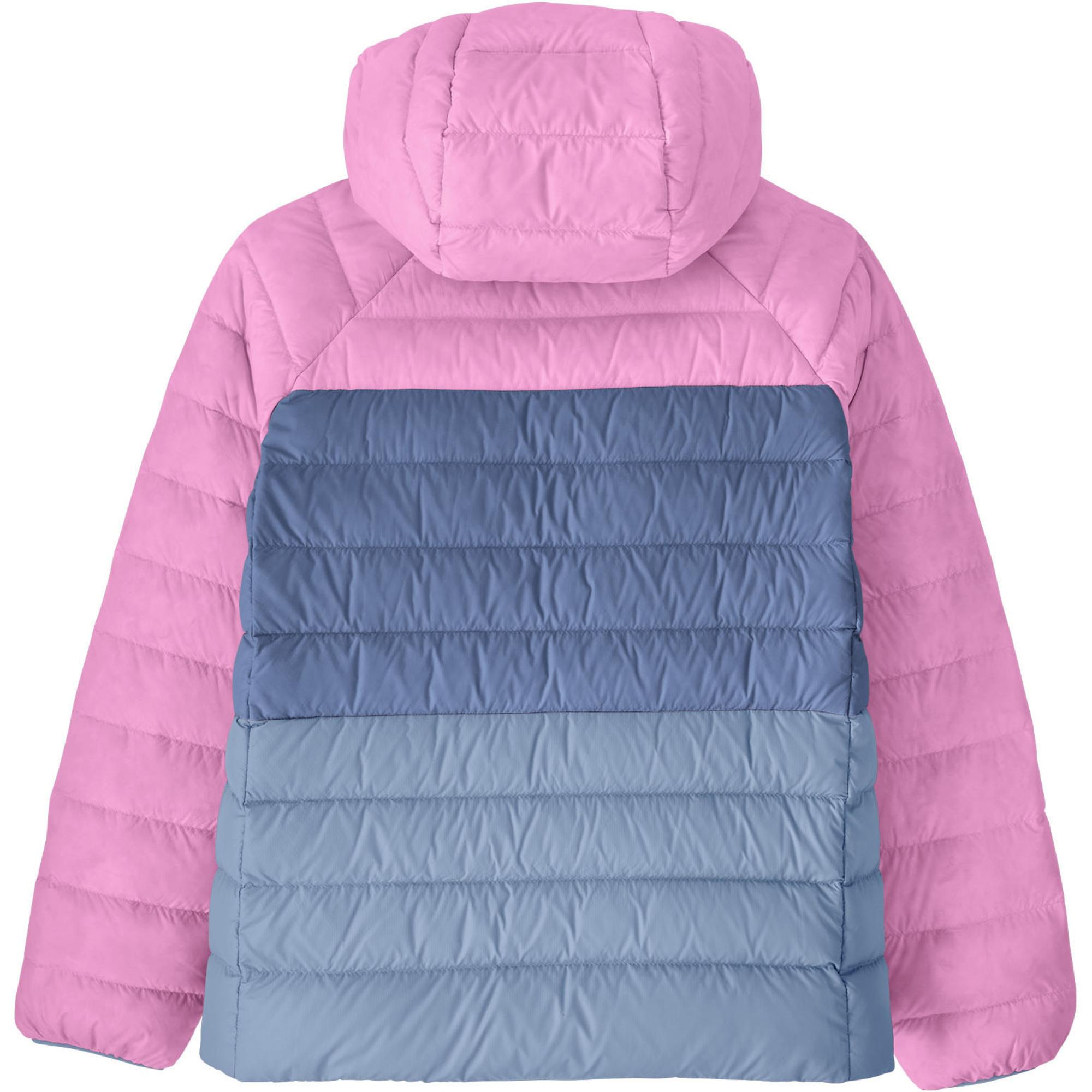 Детская двусторонняя пуховая толстовка с капюшоном Patagonia, Smolder Blue — фото 2