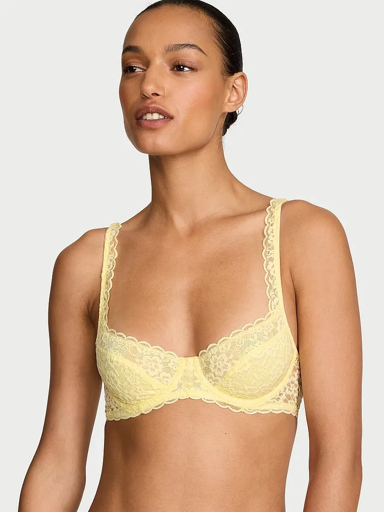 Бюстгальтер-Балконет Lacie без подкладки Victoria'S Secret, Lace Lemonade