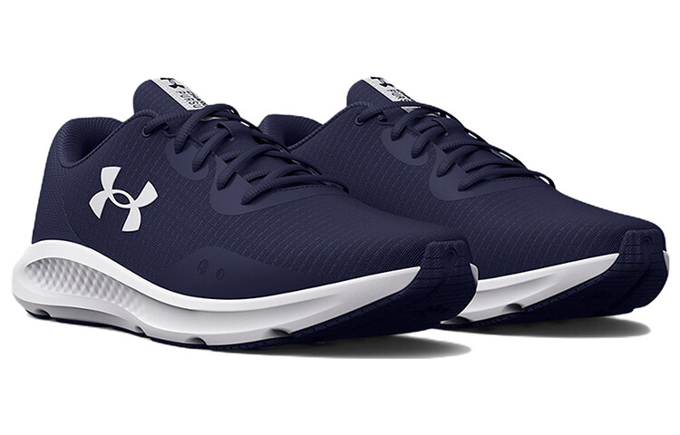 Кроссовки для бега Pursuit мужские с низким верхом синего цвета Under Armour — фото 3