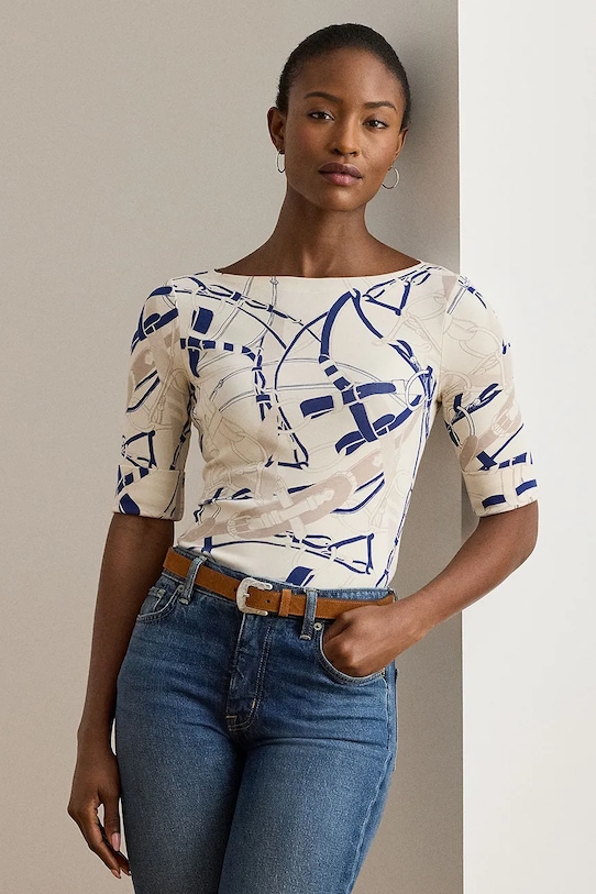 

Блуза Lauren Ralph Lauren, бежевый