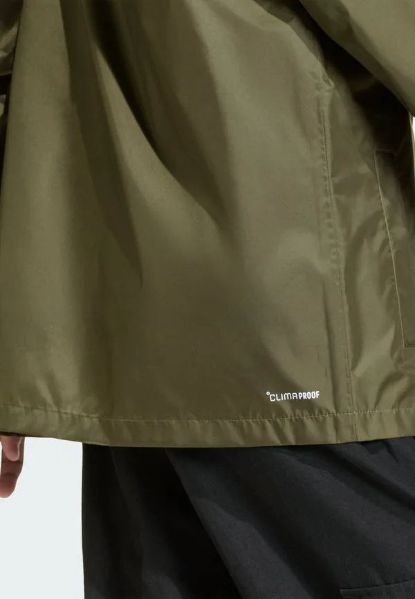 Детская водонепроницаемая куртка Adidas Performance, Olive Strata — фото 4