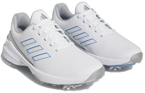 Кроссовки (WMNS) Adidas ZG23 Golf Shoes 'White Blue Silver Metallic', белый — фото 3