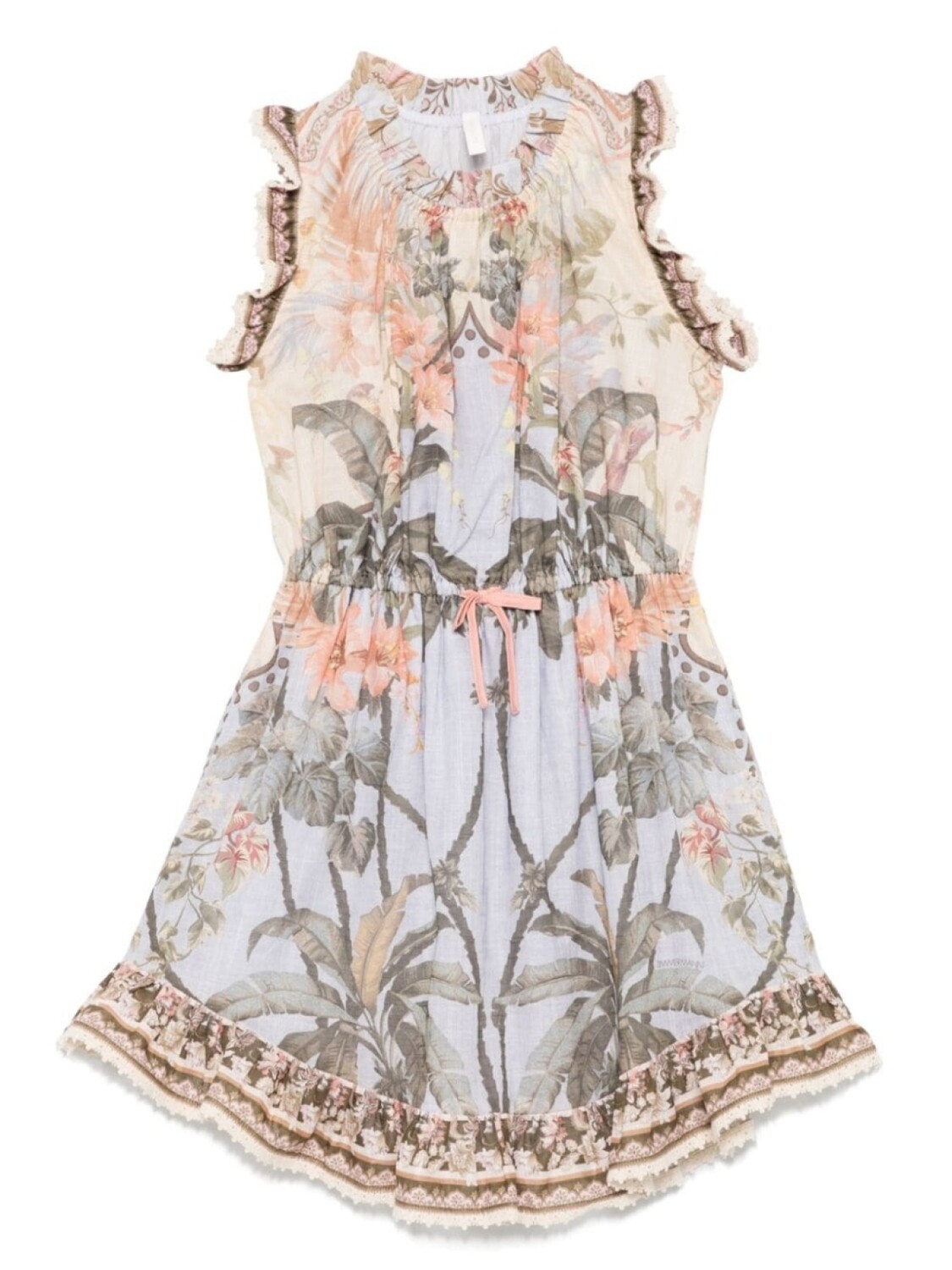 

Платье Уайли ZIMMERMANN Kids, нейтральный цвет