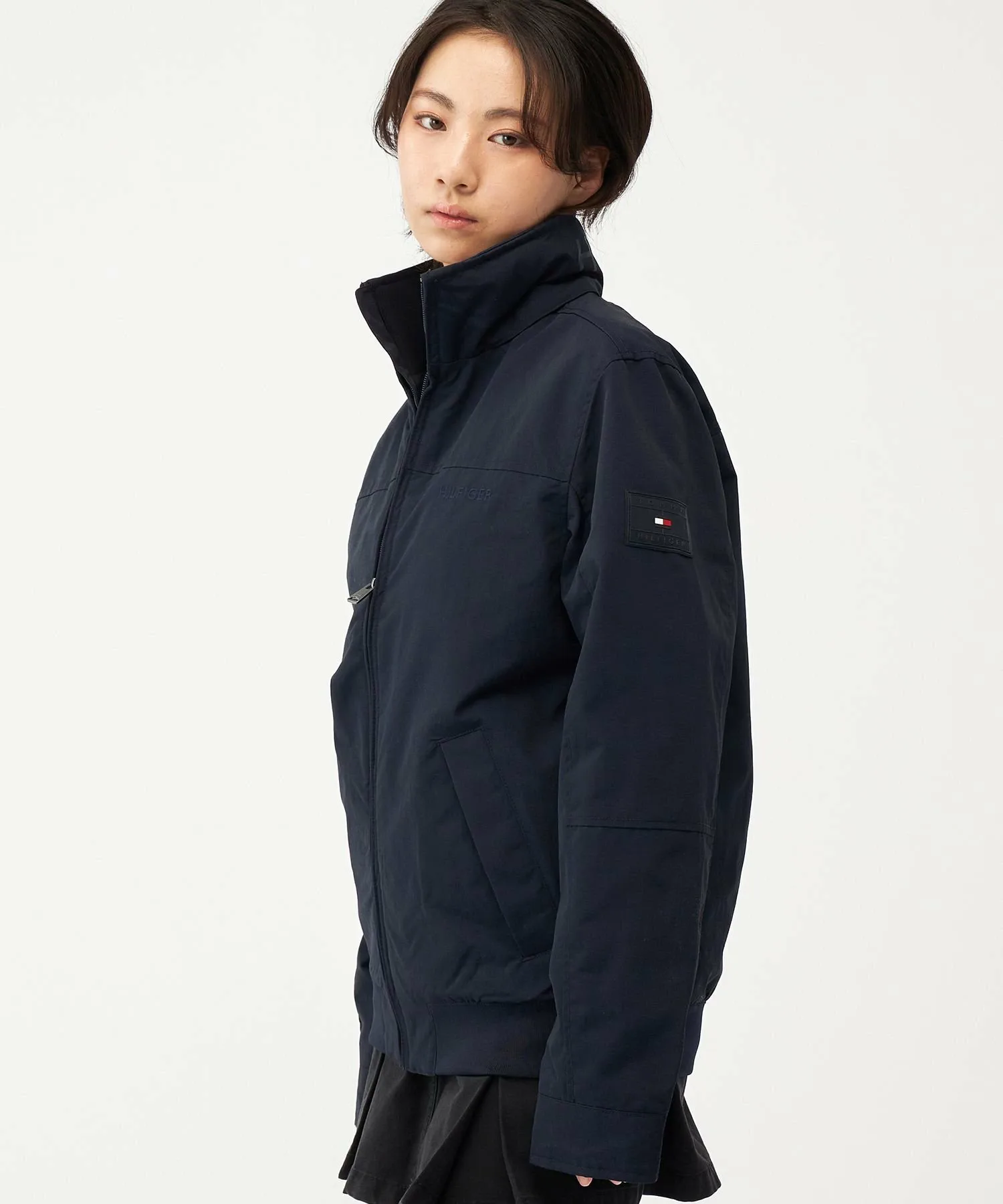 Блузон с воротником-стойкой / Куртка «Регата» TOMMY HILFIGER, Navy DW5