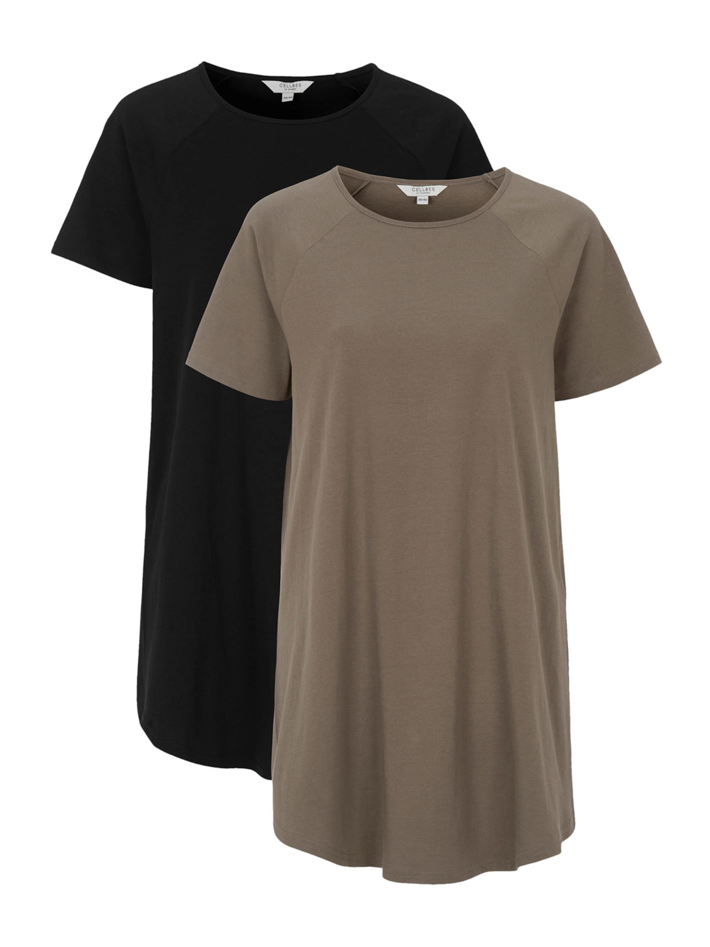 

Cellbes of Sweden Туника в темно-бежевом и черном цветах