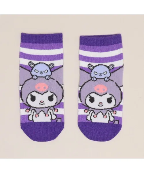 Носки детские Sanrio набор 3 пары 10-13 см фиолетовый — фото 3