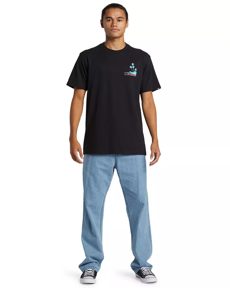 

Мужская футболка Quiksilver Island Vibes, цвет True Black