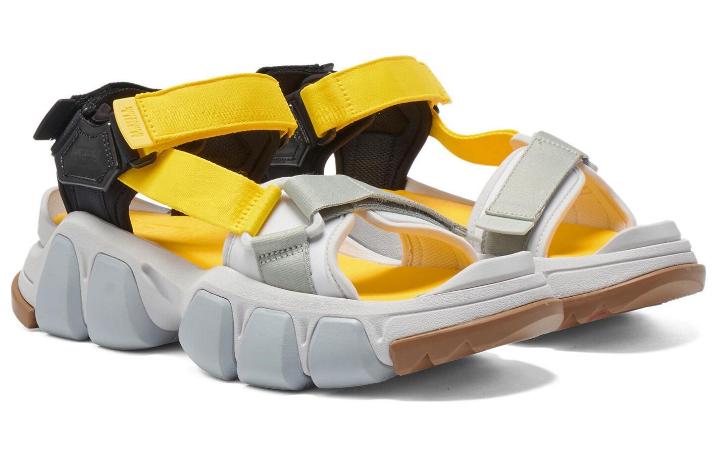 Пляжные сандалии Dentigre с поясом унисекс белого цвета Onitsuka Tiger — фото 2