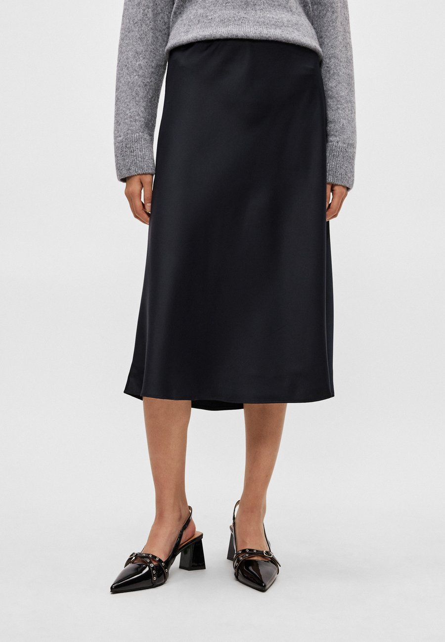 Юбка Levi's ARIEL MIDI SLIP SKIRT, Anthracite Night/Black — фото 3