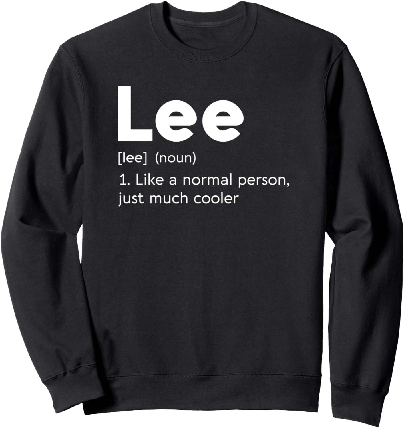 

Футболка Lee Name Definitions для мальчиков, забавная, крутая, обычная, черная Lee Name Definition Tees