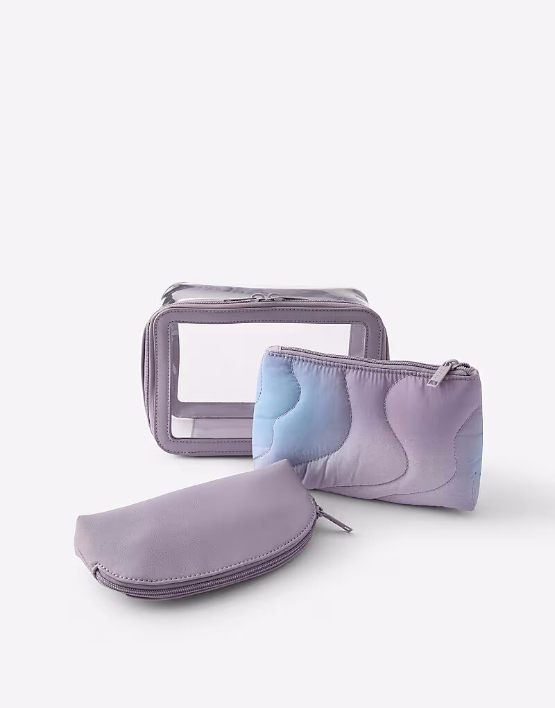 

3 в 1 косметичка Typo, мультиколор