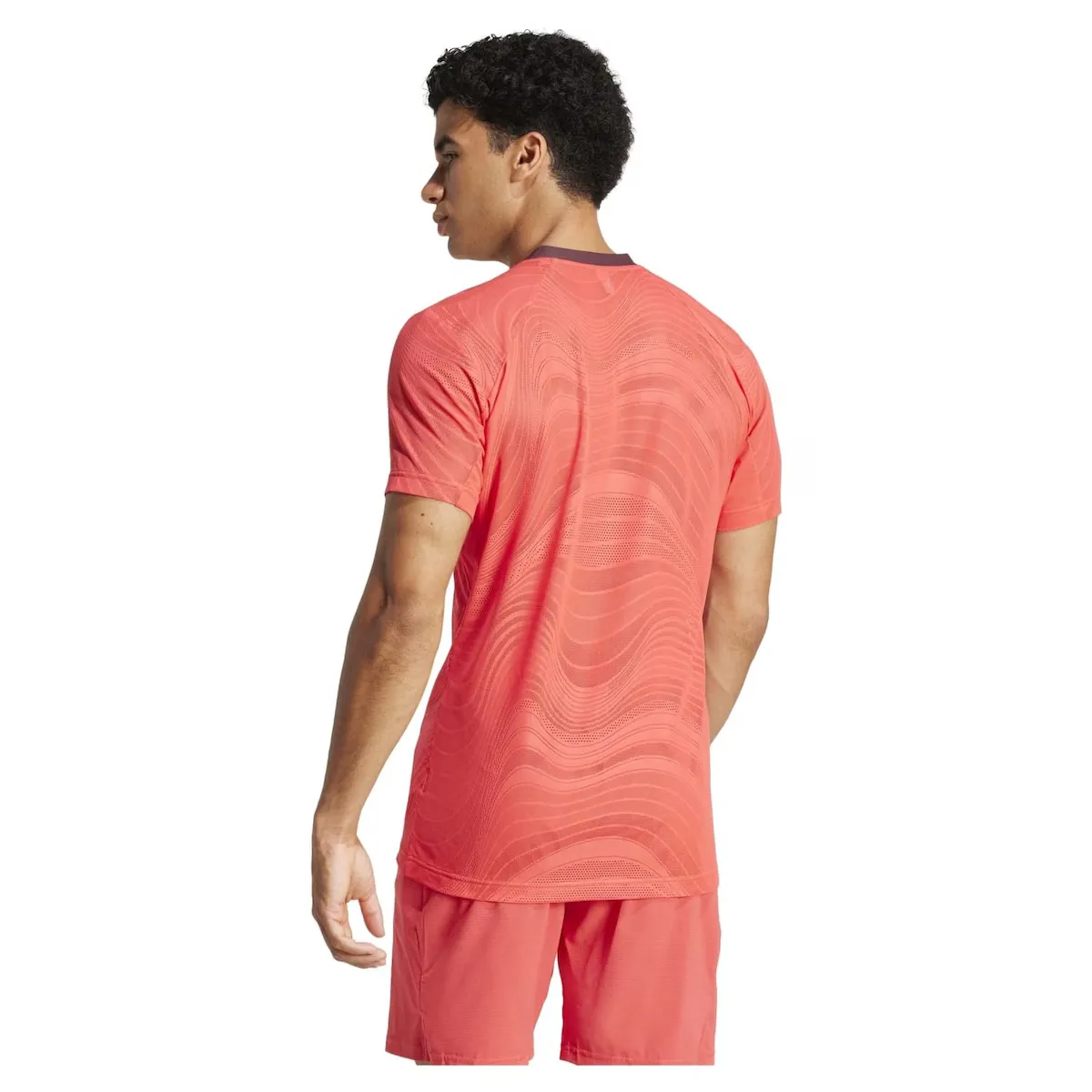 Мужская теннисная футболка FLFT MESH PRO adidas, лососевый — фото 2