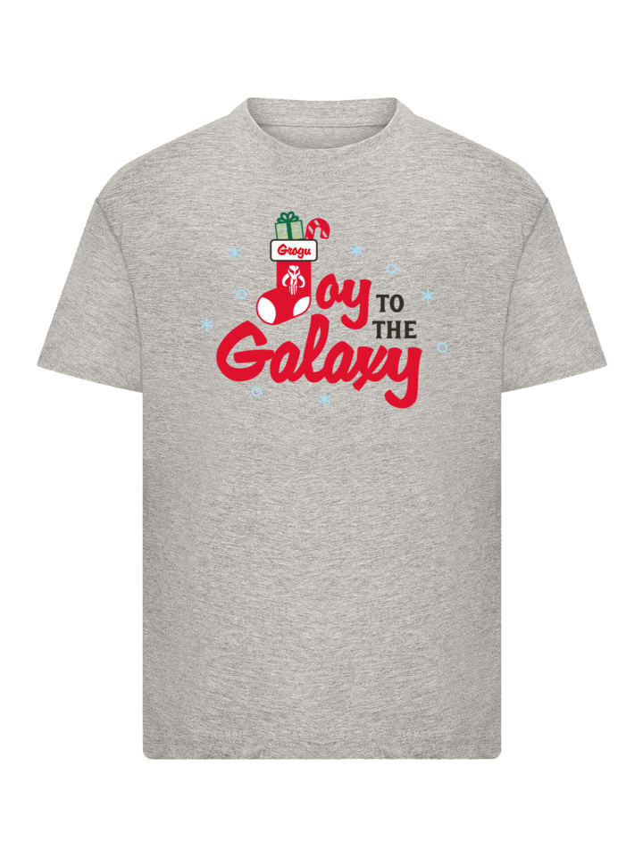 

Футболка F4NT4STIC T-Shirt Star Wars Joy to the Galaxy XMAS, пятнистый серый
