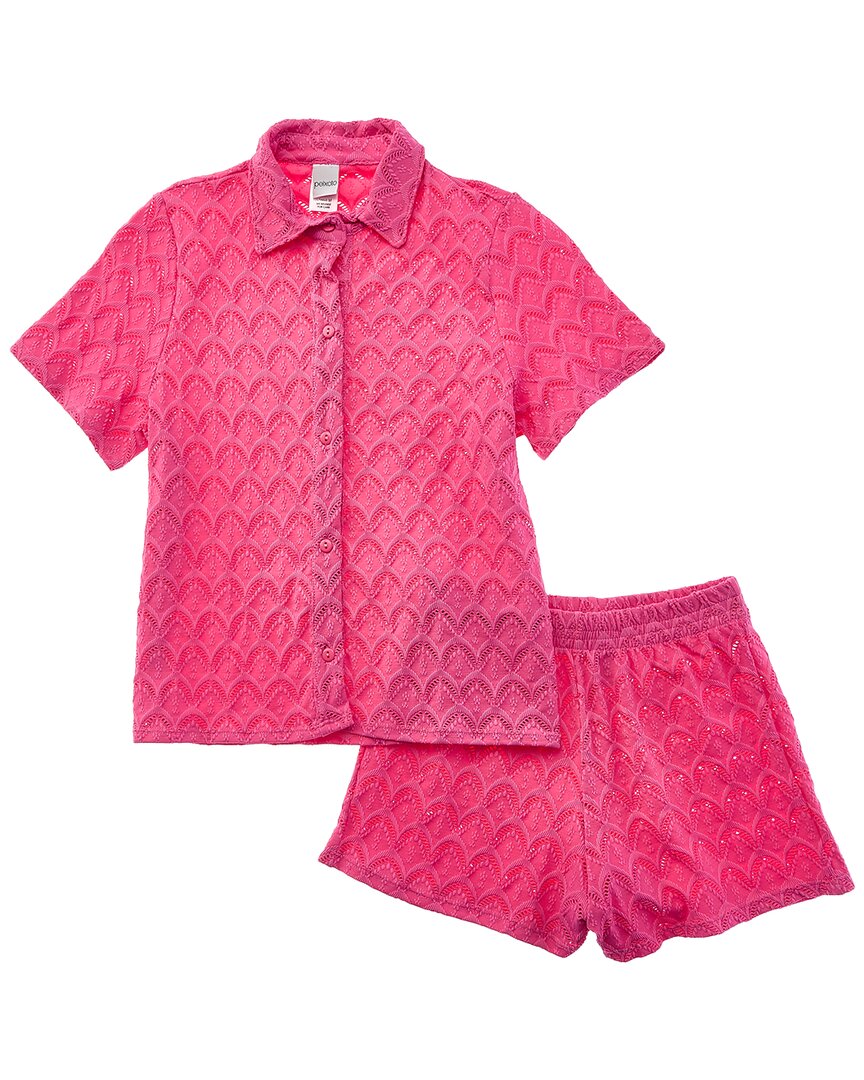 

Маленький Пейшоту Зина Короткий комплект LITTLE PEIXOTO, розовый