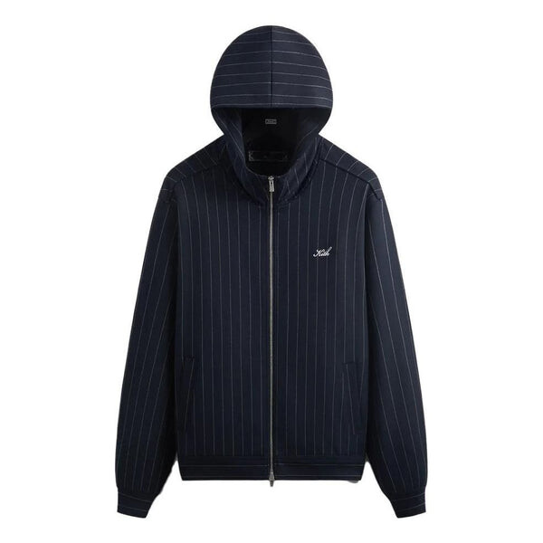 

Толстовка double weave selfridge zip up hoodie 'nocturnal' Kith, синий