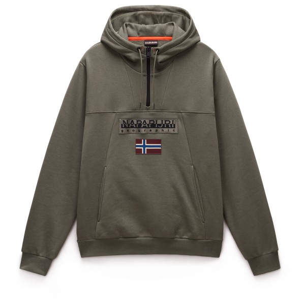 

Толстовка Burgee с капюшоном на молнии 2.0 - hoodie Napapijri, Tea Leaf