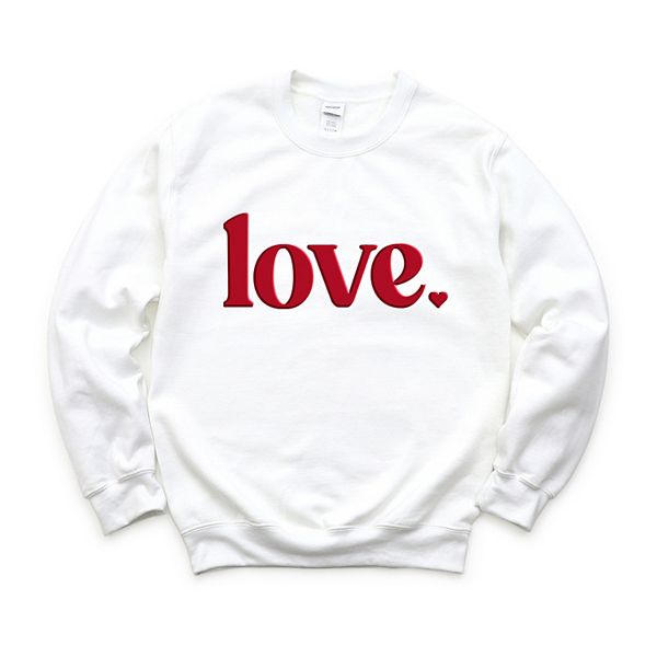 

Свитшот женский Love bold heart puff Simply Sage Market, White, Белый, Свитшот женский Love bold heart puff Simply Sage Market, White