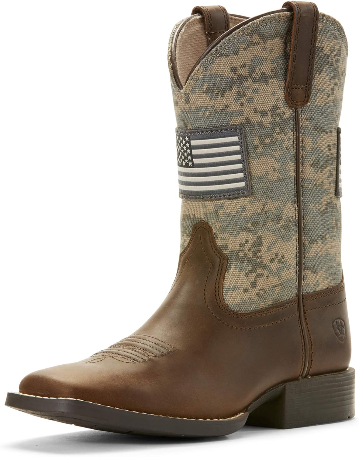 

Детские вестерн-бутсы Ariat Patriot, коричневый