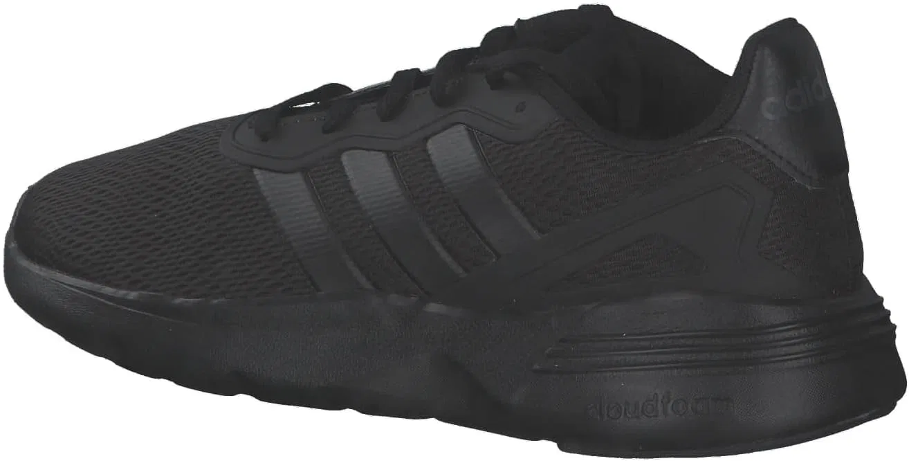 Мужские беговые кроссовки Adidas Nebzed Cloudfoam Lifestyle, Core Black Core Black Cloud White — фото 3